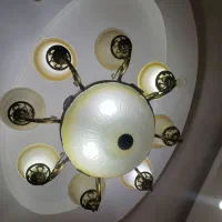 لوستر ۸ شاخه برنز نو