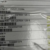 سوئیچ سیسکو مدل WS-C3750X-12S-S