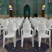 میز و صندلی پلاستیکی مسجد مراسم طرح زمانه658