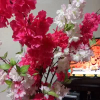 گلدان بزرگ|گل مصنوعی|پاکدشت, پاکدشت (مامازند)|دیوار