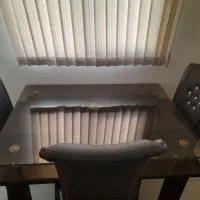 غذاخوری ۴نفره،رنگ قهوه‌ای تیره|میز و صندلی غذاخوری|ملایر, |دیوار