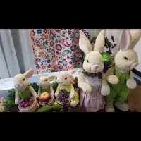 ست خرگوش|مجسمه، تندیس، ماکت|کیش, |دیوار