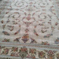 یک عدد فرش  ایوان طرح افشان گل برجسته ۷۰۰ شانه