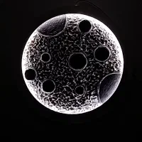 دکوراتیو ماه سایز 60 ( با چراغ )|تابلو، نقاشی، عکس|مشهد, خواجه ربیع|دیوار