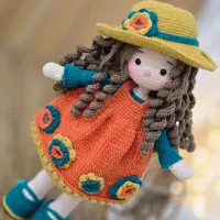 عروسک قلاب بافی