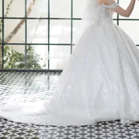 لباس عروس سنگ دوزی شده