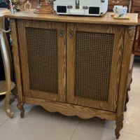 جاکفشی جا کفشی چوبی حصیری جهیزیه