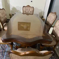 میز ناهار خوری ۶ نفره چوب راش|میز و صندلی غذاخوری|ساوه, |دیوار