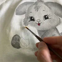 نقاشی طرح دلخواهتون روی پارچه،سفال و چوب