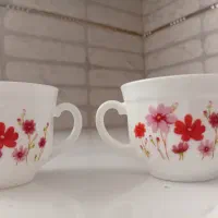 یک جفت فنجان اروکوپال فرانسه اصل