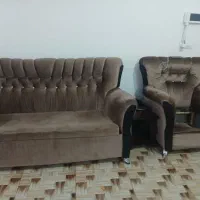 مبل هفت نفره. نیاز به تعمیر فقط ۴ میلیون|مبلمان خانگی و میز عسلی|زرند, |دیوار