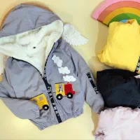 سویشرت میکرو داخل خز گلدوزی قطاری