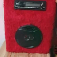 اسپیکر ساخته شده از ظبت و باند خودرو