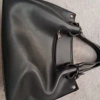 کیف مشکی چرم