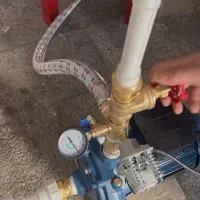 نصب دقیق پمپ و مخزن تحت فشار برای افزایش آب مصرفی