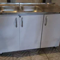 سینک به همراه کابینت ظرف شویی