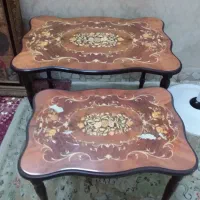 دوتا عسلی منبت کاری مدل پیچی|مبلمان خانگی و میز عسلی|قدس, شهرقدس|دیوار