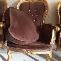 مبل سلطنتی۹نفره بسیار شیک جنس چوب گردو|مبلمان خانگی و میز عسلی|سبزوار, امیر کبیر|دیوار