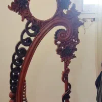 ساعت ایستاده تمام چوب