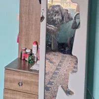 جاکفشی اینه دار  و میز تلفن