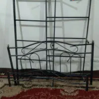 تخت دو نفره فرفورژه مشکی