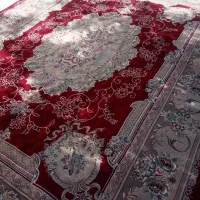 قالی 12متری نگین ابریشم کاشان 500شانه در شهرضا|فرش|اصفهان, شهرستان|دیوار