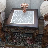 مبل سلطنتی ۷ نفره،همراه نهار خوری ۸نفره وکاور|مبلمان خانگی و میز عسلی|آستانه اشرفیه, |دیوار