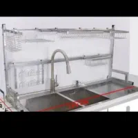 آبچکان جلو پنجره ای/روی سینک /چهار رنگ|آب‌چکان و نظم‌دهنده ظروف|مشهد, فدک|دیوار