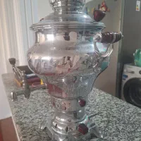سماور گازی روژان 6 لیتری تراش زرشکی برای جهیزیه|سماور، چای‌ساز، قهوه‌ساز|مشهد, شهرک رازی (شهرک غرب)|دیوار