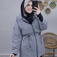 مانتو پاییزی با جنس پیچازی فری سایز