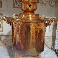 سماور روگازی مسی نونو با قوری|سماور، چایساز، قهوهساز|تبریز, |دیوار