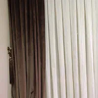 پرده پذیرایی کتان شایندار در حد نو|پرده، رانر، رومیزی|تهران, مجیدآباد|دیوار