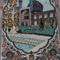 قالیچه ی دستباف ابریشمی