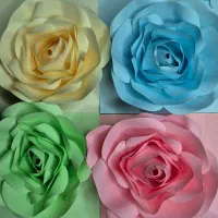 آموزش آنلاین گل رز کاغذی(پشتیبانی و رفع اشکال)|صنایع دستی و سایر لوازم تزئینی|تهران, مشیریه|دیوار