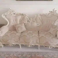 مبل استیل 7 نفره با دکوری