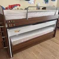 تحت دو طبقه چندمنظوره مدل پردیس تولید کم جا چوب