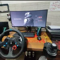 PS5 فوقالعاده تمیز + ۲دسته +فرمان G29 + دنده G29|کنسول، بازی ویدئویی و آنلاین|شاهرود, |دیوار