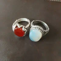 فروش انگشتر عقیق با پایه نقره اصل