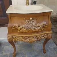 روشویی کابینت دار با شیر و آیینه