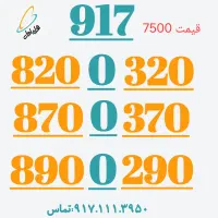 917.91.91 917.21.21|سیمکارت|شیراز, نصر|دیوار