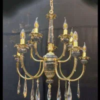 لوستر سنگی کلاسیک تولیدی لوستر رستمی|لوستر و چراغ آویز|زنجان, |دیوار