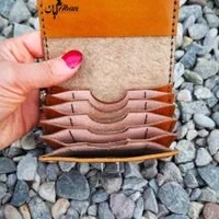 کیف کارت با چرم طبیعی دست دوز|کیف، کفش، کمربند|رشت, استقامت ۱|دیوار