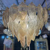 لوستر اسپرت برگی کریستال
