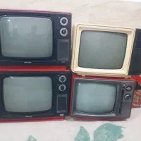 تلوزیون سیا سفید قدیمی کلکسیونی