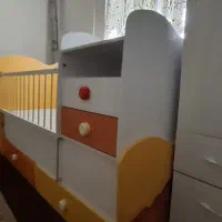 تخت کودک و نوجوان|تخت و سرویس خواب|خرم‌آباد, |دیوار