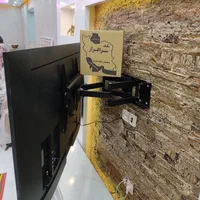 شلف پایه براکت مدل دوبازو چرخشی تلویزیون نصب دیوار