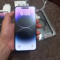 آیفون 14promax 256 zaa پلمپ همراه با آداپتور و قاب|موبایل|تهران, پونک|دیوار