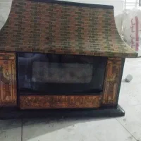 بخاری گازی طرح شومینه