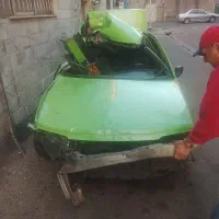 پژو 405 تصادفی