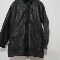 کاپشن چرم پلیسی